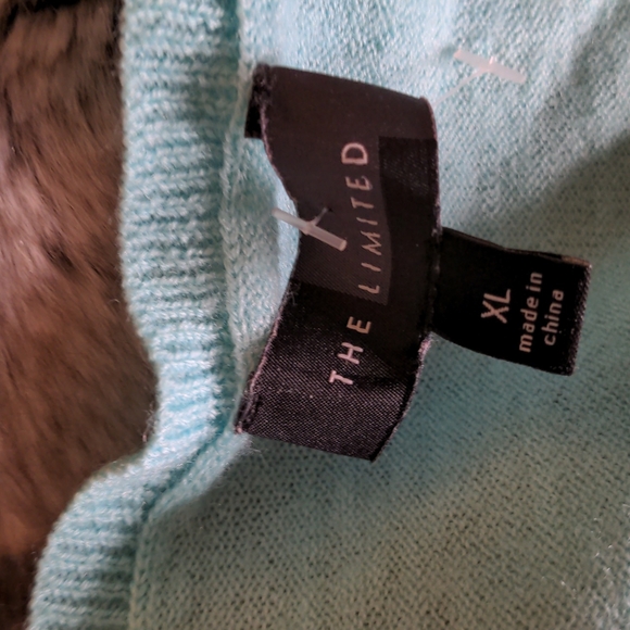 S/M/L- Merino Blend, Turquoise Light Sweater - Picture 4 of 7